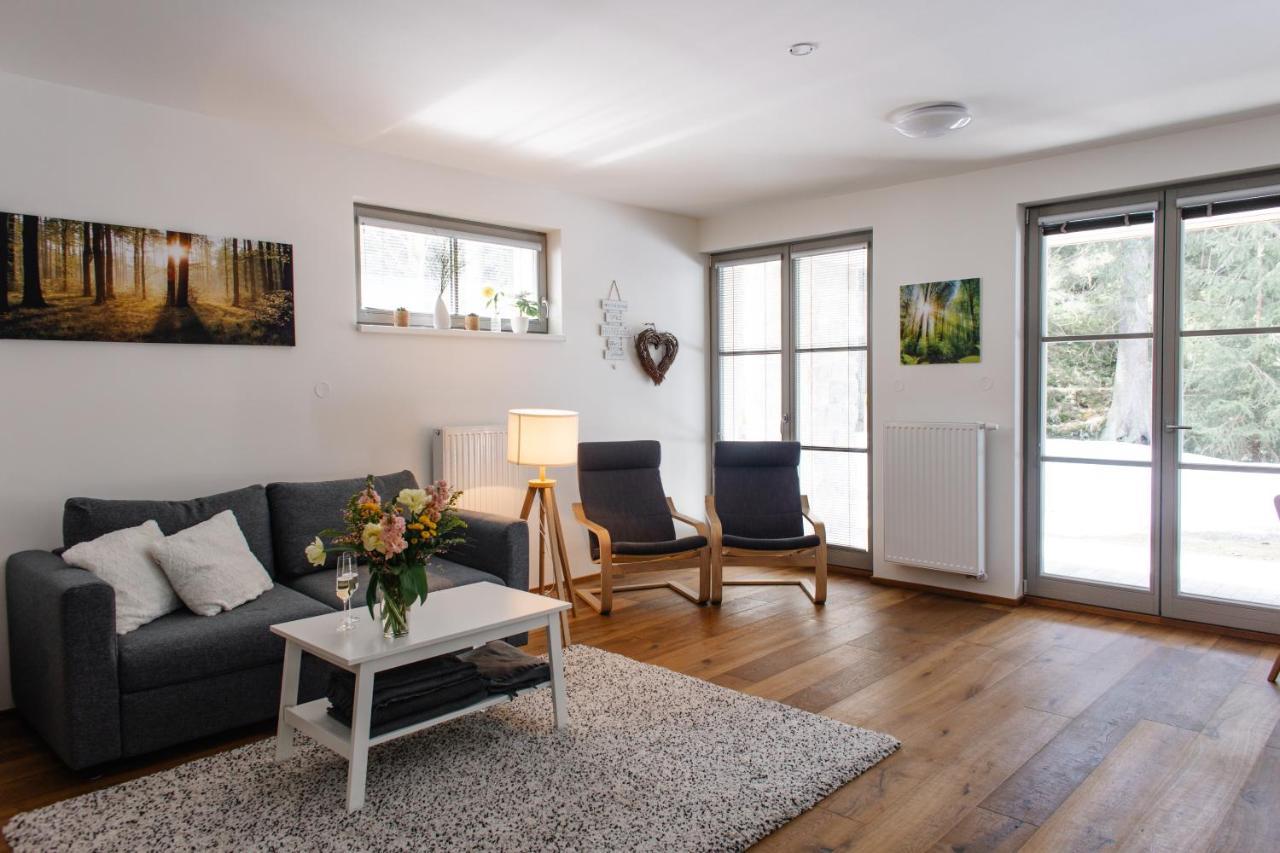 Apartmán s nádherným výhledem v centru Harrachova Exterior foto